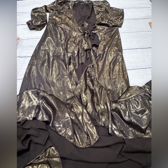 Wayf Meryl Long Sleeve Wrap High-Low Cocktail Dress - Picture 4 of 7